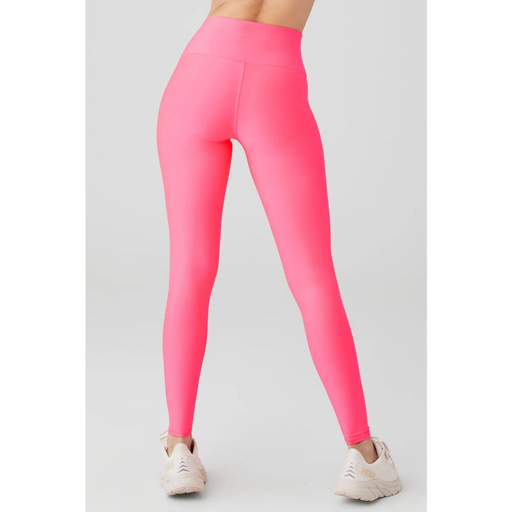 ALO Full-Length High-Waist Airlift Leggings Fluorescent Pink Coral Medium 🌺✨💖 - Picture 2 of 12